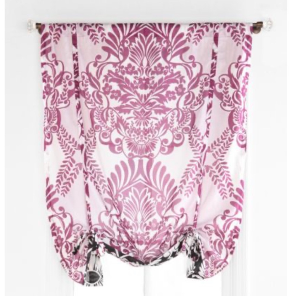 UO Magical Thinking Vine Flourish Plum Curtain